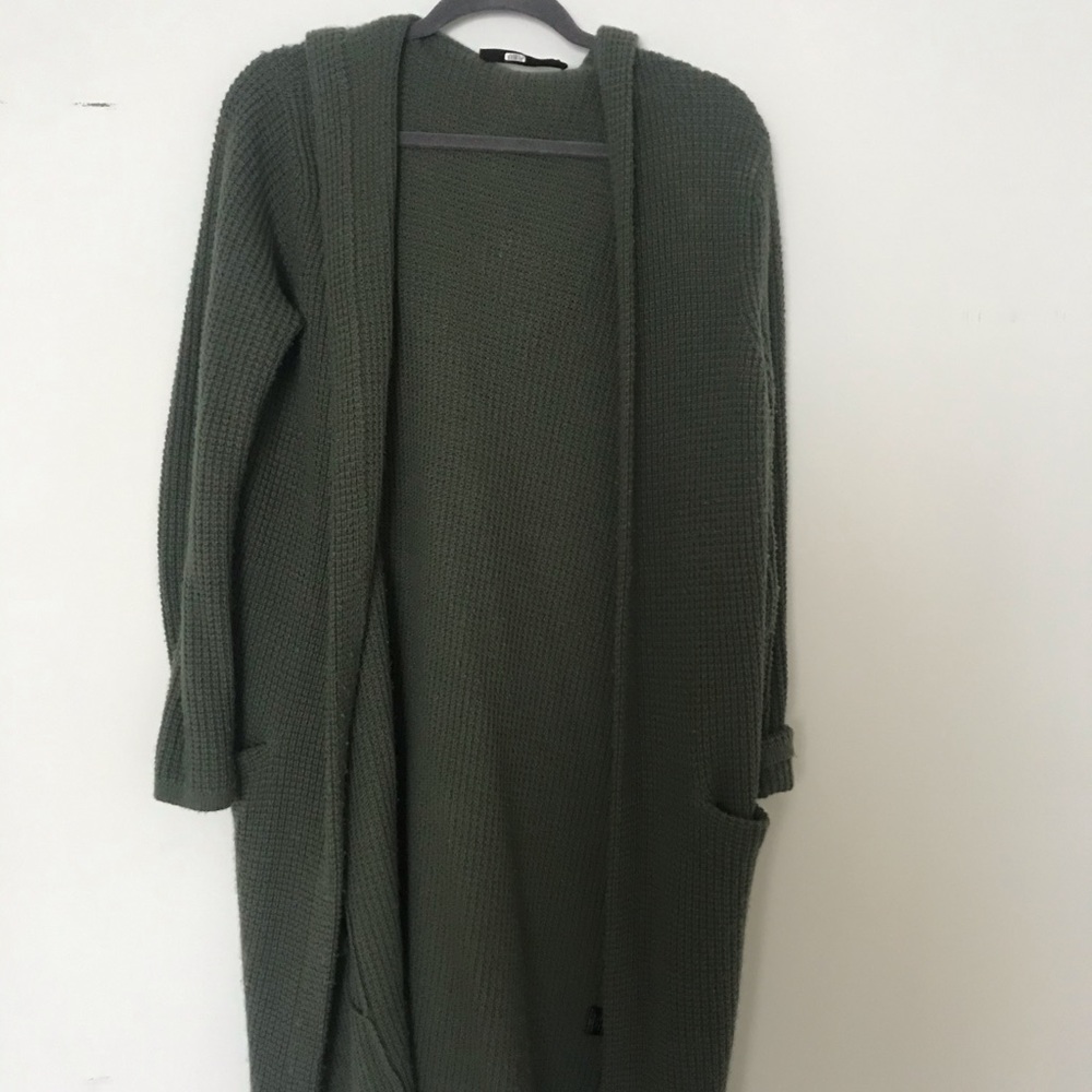 Jenni Kayne Dark Olive Sweater Coat